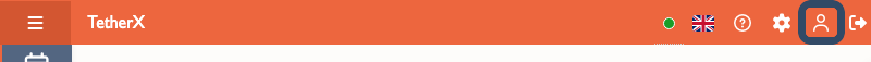 Click your profile icon